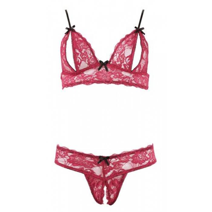 Cottelli Open Cup Bra Set - Image 4