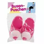 Pink Plush Boobs Slippers - Image 6