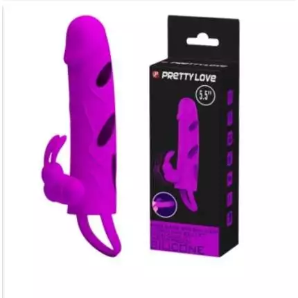 PRETTY LOVE PENIS SLEEVE 6P ROSE