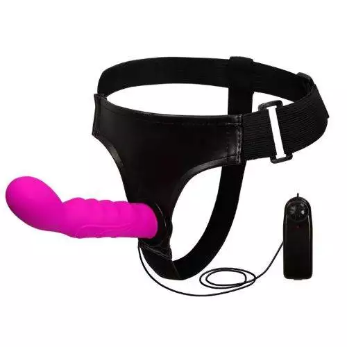 ULTRA HARNESS PRETTY PURPLE STRAP-ON 5".ΜΕ ΔΟΝΗΣΗ - Image 4