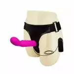 ULTRA HARNESS PRETTY PURPLE STRAP-ON 5".ΜΕ ΔΟΝΗΣΗ - Image 3