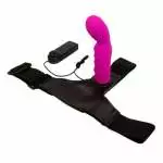 ULTRA HARNESS PRETTY PURPLE STRAP-ON 5".ΜΕ ΔΟΝΗΣΗ - Image 6