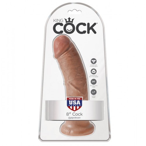 King Cock Suction Dildo Tan 20cm - Image 6
