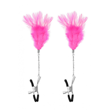 SET 2 PINCES A SEINS FUSHIA