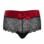 Leg Avenue Satin Bralette with Boyshort - Image 4