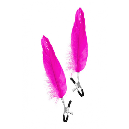 SET 2 PINCES A SEINS FUSHIA