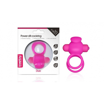 POWER CLIT COCKRING PINK STAMINA