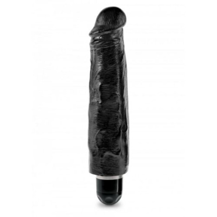 King Cock 7 Inch Vibr Stiffy BLACK