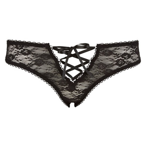 Lace Brief with Lacing - Image 4