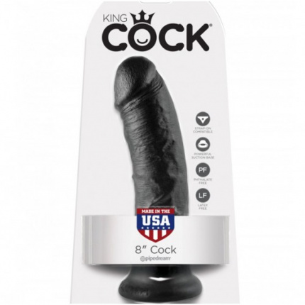 King Cock 20 cm realistic cock Black