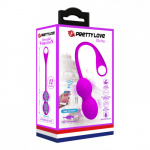 PRETTY LOVE ELVIRA PURPLE Επαναφορτιζόμενες κολπικές μπαλίτσες με λειτουργία μέσω application - Image 16