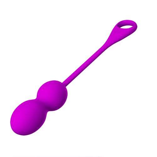 PRETTY LOVE ELVIRA PURPLE Επαναφορτιζόμενες κολπικές μπαλίτσες με λειτουργία μέσω application - Image 14