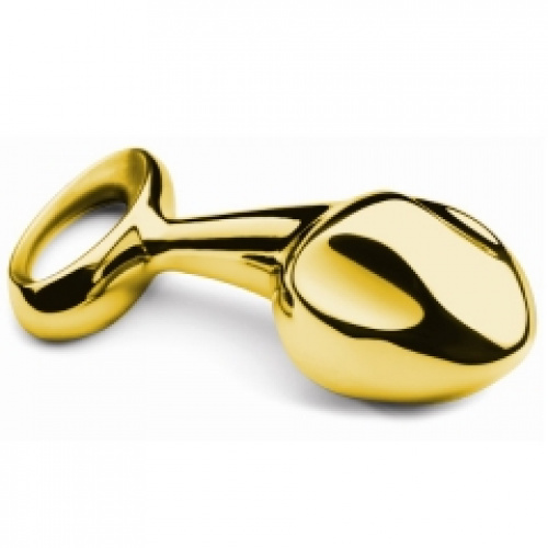 Pure Plugs Medium Luxury Metal Butt Plug-GOLD - Image 1