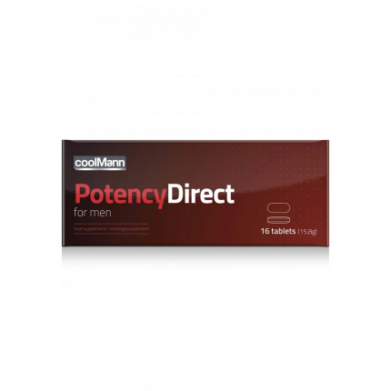 POTENCY DIRECT Ταμπλέτες Άμεσης Δράσης Κατά Της Στυτικής Δυσλειτουργίας.