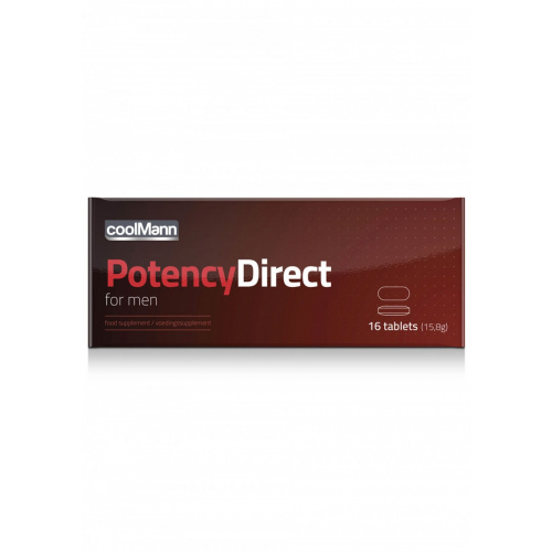 POTENCY DIRECT Ταμπλέτες Άμεσης Δράσης Κατά Της Στυτικής Δυσλειτουργίας. - Image 1