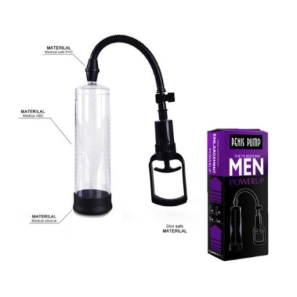 PENIS PUMP TO THE BIGGER MEN POWER UP WITH HANDLE