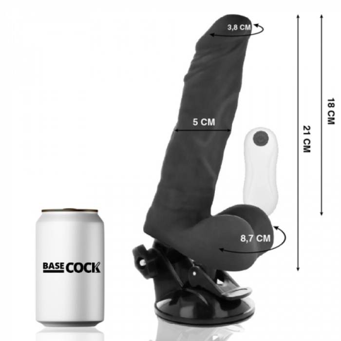 BASECOCK REALISTIC BENDABLE REMOTE CONTROL BLACK 21 CM - Image 2