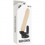 BASECOCK REALISTIC VIBRATOR REMOTE CONTROL FLESH 20CM - Image 5