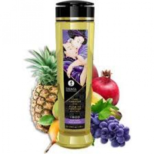 SHUNGA EROTIC MASSAGE OIL LIBIDO EXOTIC FRUITS 240ML - Image 1