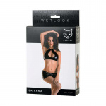 WETLOOK GLOSSY BRIANNA SET BLACK - Image 2