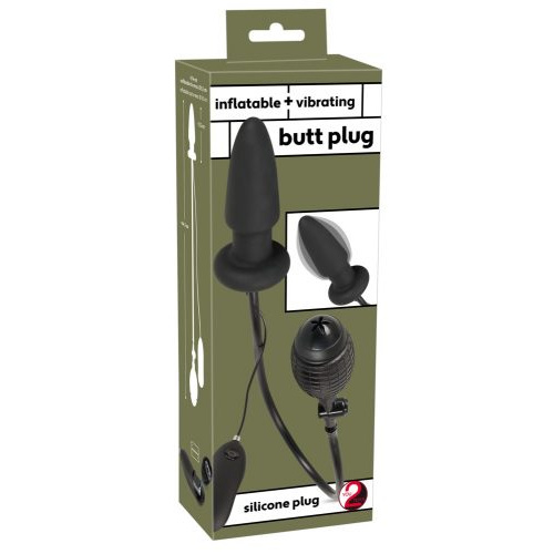 Inflatable Vibrating Butt Plug - Image 1
