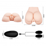 Crazy Bull Fan With 2 Holes Double Vibration And Remote Control - Image 3