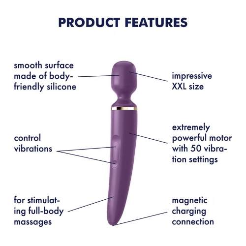 Satisfyer Wand-er Woman Purple: XXL Wand - Image 2
