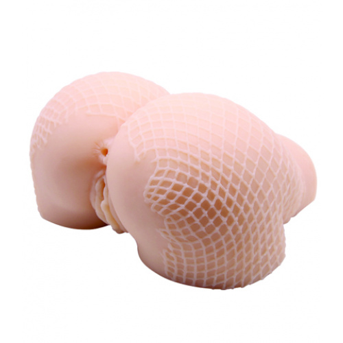 SILICONE MASTURBATOR OF VAGINAL AND ANUS WITH VIBRATION.Το μουνοκωλαράκι του κοριτσιού με το σκισμένο καλτσόν - Image 5