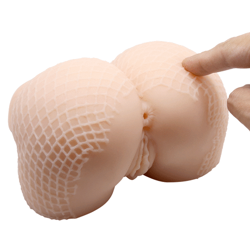 SILICONE MASTURBATOR OF VAGINAL AND ANUS WITH VIBRATION - Image 3
