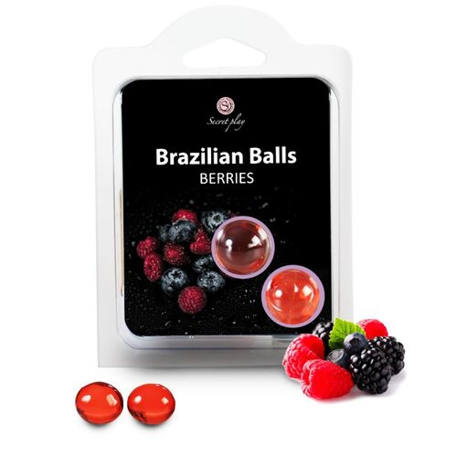 2 BRAZILIAN OIL BALLS BERRIES AROMA - Image 1