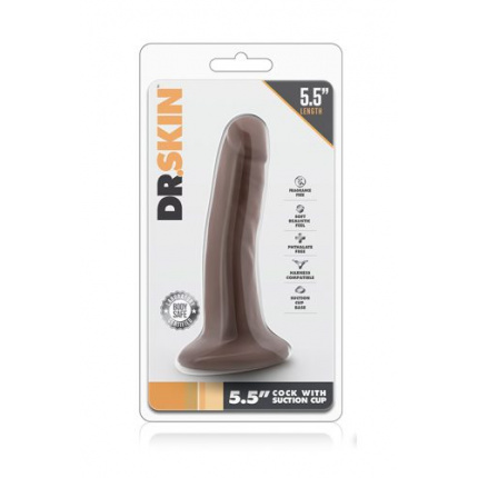 DR. SKIN 5.5INCH COCK WITH SUCTION CUP