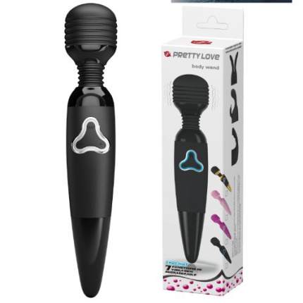 PRETTY LOVE BODY WAND BLACK/SILVER