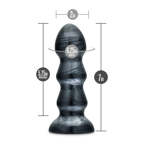 Jet Black Jack Carbon Black Butt Plug 18 cm - Image 6