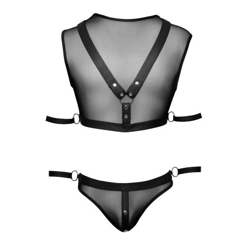 Top & Jock από δίχτυ με ματ λεπτομέρειες - Image 6