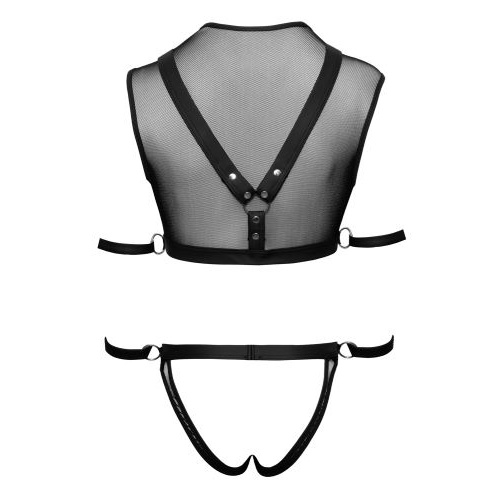 Top & Jock από δίχτυ με ματ λεπτομέρειες - Image 5