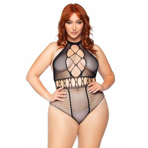 Seamless Multi Net Bodysuit PLUS - Image 5