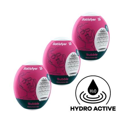 Σετ Satisfyer: 3 Αυγά αυνανισμού Bubble