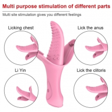 Vibrating magic tongue for crazy stimulation.