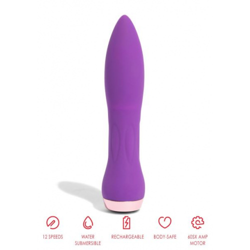 Silicone 60SX AMP Bullet PURPLE - Image 1