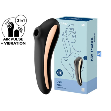 Satisfyer Dual Kiss: Δονητής παλμού αέρα διπλής όψης.