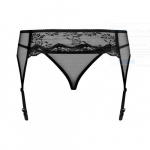 Obsessive Charms Garter Belt with Thong Black - Image 2