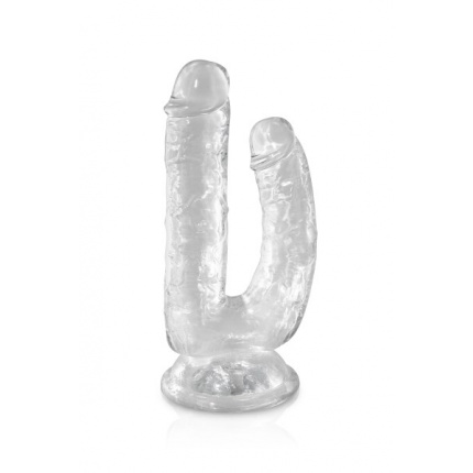 JELLY ΔΙΑΦΑΝΟ ΔΙΠΛΟ DILDO