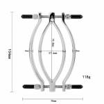 Stainless Steel Lip Clamp Bdsm4u - Love & Life - Image 2