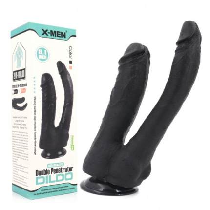 PVC LARGE 9.4 INCH DOUBLE COCK