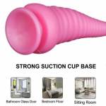 PINK WARRIOR PVC HUGE COCK – 14 INCH - Image 3