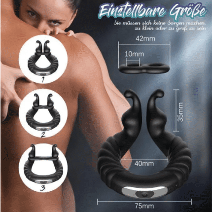 Bunny Boy-Seprable Rocker Rocker 10 Donative Ring for Couple