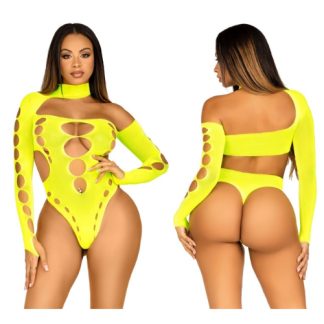 Seamless Thong Back Bodysuit YELLOW
