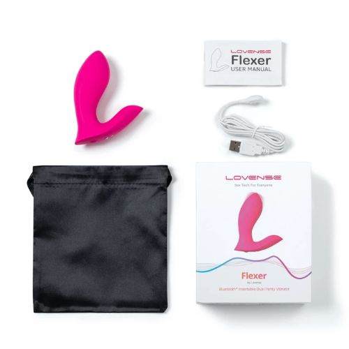 Lovense - Flexer Insertable Double Panty Vibrator.Διπλός Δονητής Εσώρουχου - Image 5