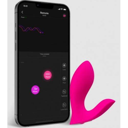 Lovense - Flexer Insertable Double Panty Vibrator.Διπλός Δονητής Εσώρουχου - Image 1