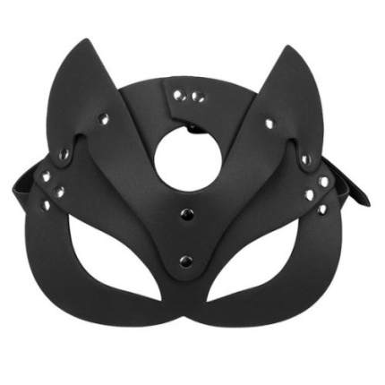 PARTY COSPLAY SEX CAT HALF MASK BLACK